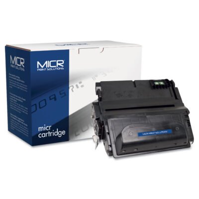 Compatible Q1338A(M) (38AM) MICR Toner, 12,000 Page-Yield, Black