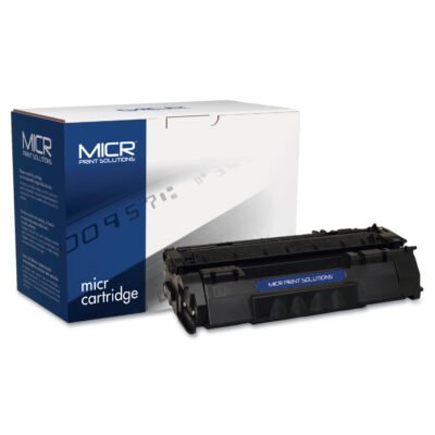 Compatible Q7553A(M) (53AM) MICR Toner, 3,000 Page-Yield, Black