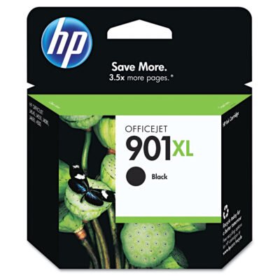 HP 901XL, (CC654AN) High-Yield Black Original Ink Cartridge