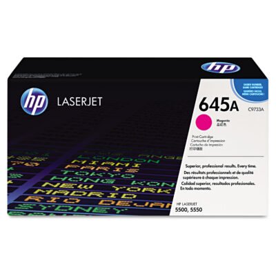 HP 645A, (C9733A) Magenta Original LaserJet Toner Cartridge