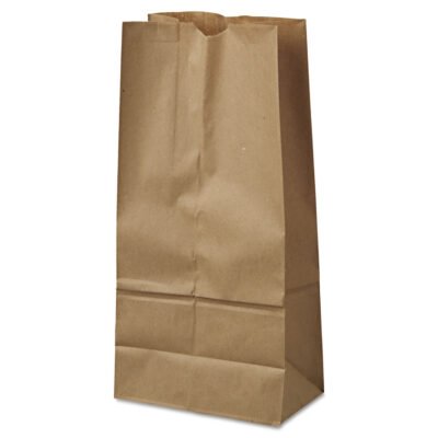 Grocery Paper Bags, 40 lb Capacity, #16, 7.75″ x 4.81″ x 16″, Kraft, 500 Bags