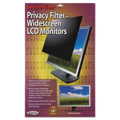 Secure View LCD Monitor Privacy Filter for 19″ Widescreen Flat Panel Monitor, 16:10 Aspect Ratio
