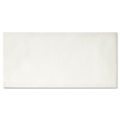 Linen-Like Guest Towels, 1-Ply,  12 x 17, White, 125 Towels/Pack, 4 Packs/Carton