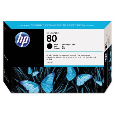 HP 80, (C4871A) Black Original Ink Cartridge