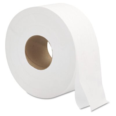 Jumbo Roll Bath Tissue, Septic Safe, 2-Ply, White, 3.3″ x 700 ft, 12/Carton