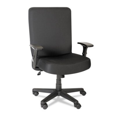 Alera XL Series Big/Tall High-Back Task Chair, Supports Up to 500 lb, 17.5″ to 21″ Seat Height, Black