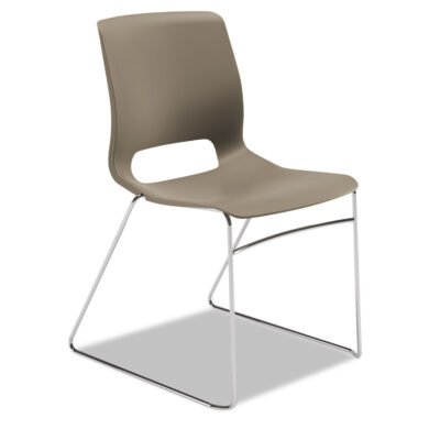 Motivate High-Density Stacking Chair, Supports 300 lb, 17.75″ Seat Height, Shadow Seat, Shadow Back, Chrome Base, 4/Carton