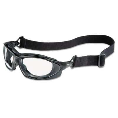 Seismic Sealed Eyewear, Clear Uvextra AF Lens, Black Frame