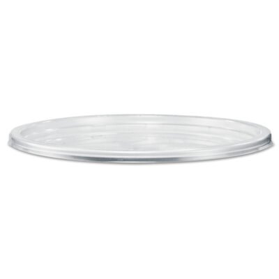 Conex Deli Container Lid, Clear, Plastic, 500/Carton