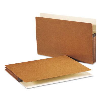 Redrope Drop Front File Pockets, 1.75″ Expansion, Legal Size, Redrope, 50/Box