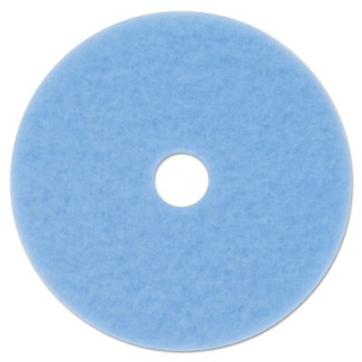 Hi-Performance Burnish Pad 3050, 20″ Diameter, Sky Blue, 5/Carton
