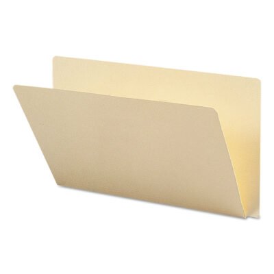 Extended End Tab Manila Folders, Straight Tabs, Legal Size, 0.75″ Expansion, Manila, 100/Box