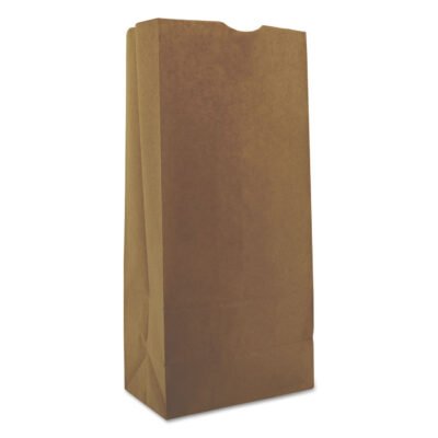 Grocery Paper Bags, 40 lb Capacity, #25, 8.25″ x 5.25″ x 18″, Kraft, 500 Bags