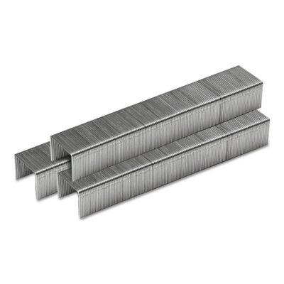 Optima High-Capacity Staples, 0.38″ Leg, 0.5″ Crown, Steel, 2,500/Box