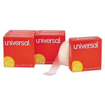 Invisible Tape, 1″ Core, 0.75″ x 83.33 ft, Clear, 6/Pack