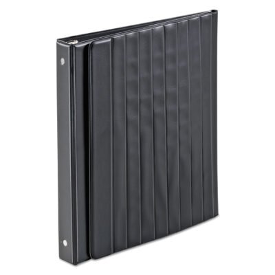 Easel Round Ring Binder, 3 Rings, 1″ Capacity, 11 x 8.5, Black
