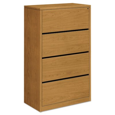 10500 Series Lateral File, 4 Legal/Letter-Size File Drawers, Harvest, 36″ x 20″ x 59.13″