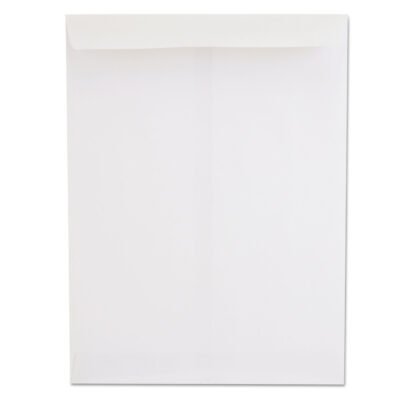 Catalog Envelope, 24 lb Bond Weight Paper, #10 1/2, Square Flap, Gummed Closure, 9 x 12, White, 250/Box