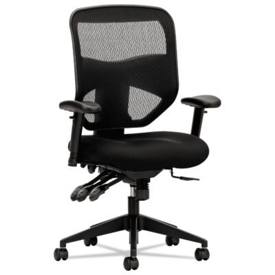 VL532 Mesh High-Back Task Chair, Supports Up to 250 lb, 17″ to 20.5″ Seat Height, Black