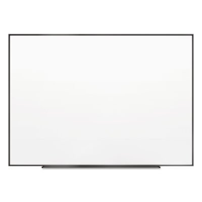 Fusion Nano-Clean Magnetic Whiteboard, 48 x 36, White Surface, Black Aluminum Frame
