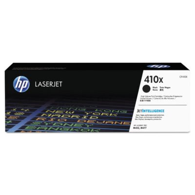 HP 410X, (CF410X) High-Yield Black Original LaserJet Toner Cartridge