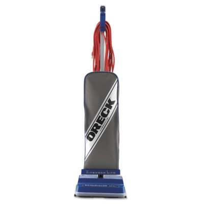 XL Upright Vacuum, 12″ Cleaning Path, Gray/Blue