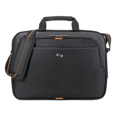 Urban Slim Brief, Fits Devices Up to 15.6″, Polyester, 16.5 x 2 x 11.75, Black