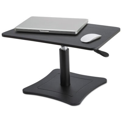 DC230 Adjustable Laptop Stand, 21″ x 13″ x 12″ to 15.75″, Black, Supports 20 lbs