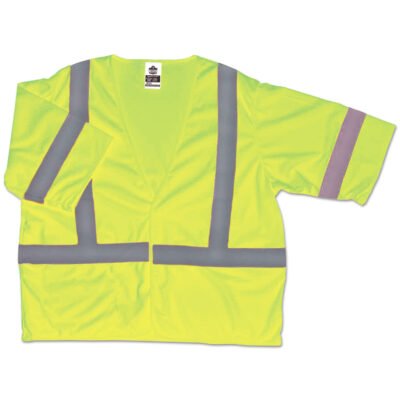 GloWear 8310HL Type R Class 3 Economy Mesh Vest, 2X-Large to 3X-Large, Lime