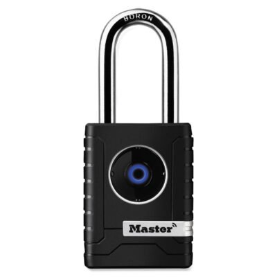 4401DLH Bluetooth Padlock, Outdoor, Black/Silver, 2.21″ Width