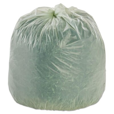 EcoSafe-6400 Bags, 30 gal, 1.1 mil, 30″ x 39″, Green, 48/Box