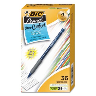 Xtra-Comfort Mechanical Pencil Value Pack, 0.7 mm, HB (#2.5), Black Lead, Assorted Barrel Colors, 36/Pack