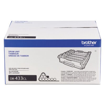DR433CL Drum Unit, 50,000 Page-Yield, Black/Cyan/Magenta/Yellow