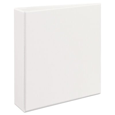 Heavy-Duty View Binder with DuraHinge and One Touch EZD Rings, 3 Rings, 2″ Capacity, 11 x 8.5, White