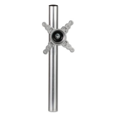 Lotus Single Monitor Arm Kit, For 26″ Monitors, 180 Degree Rotation, 180 Degree Pan, Silver, Supports 17 lb
