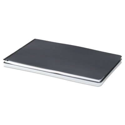 Pressboard Report Cover with Tyvek Reinforced Hinge, Two-Piece Prong Fastener, 2″ Capacity, 8.5 x 14,  Black/Black
