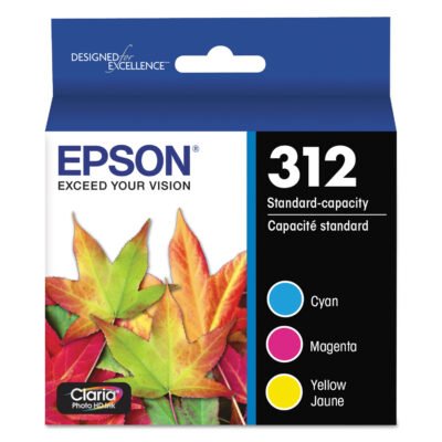 T312923-S (312XL) Claria High-Yield Ink, 360 Page-Yield, Cyan/Magenta/Yellow