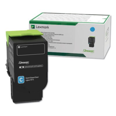 78C10C0 Return Program Toner, 1,400 Page-Yield, Cyan