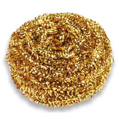 Brass Scrubber, 50 g, Gold, 72/Carton