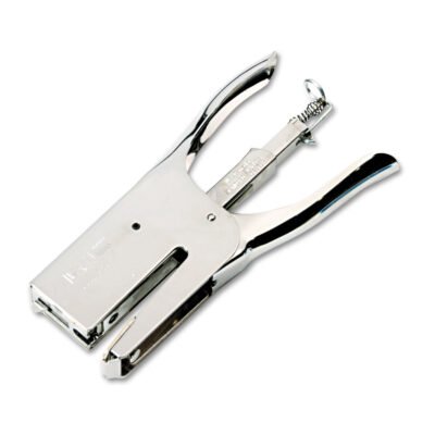 Classic K1 Plier Stapler, 50-Sheet Capacity, 0.25″ to 0.31″ Staples, 2″ Throat, Chrome
