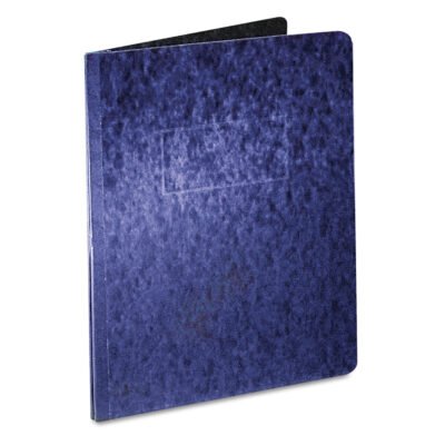 Heavyweight PressGuard and Pressboard Report Cover w/ Reinforced Side Hinge, 2-Prong Fastener, 3″ Cap, 8.5 x 11, Dark Blue
