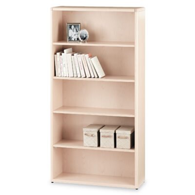 10700 Series Wood Bookcase, Five-Shelf, 36w x 13.13d x 71h, Natural Maple