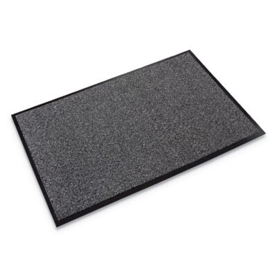 Walk-A-Way Indoor Wiper Mat, Olefin, 48 x 72, Gray