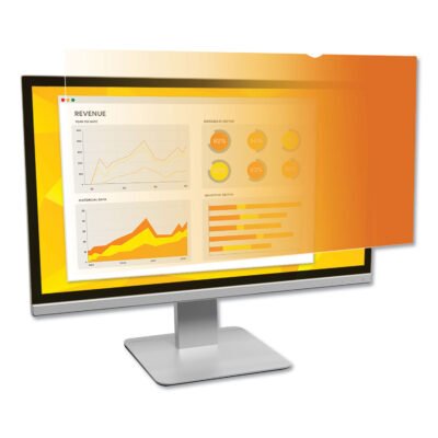 Gold Frameless Privacy Filter for 22″ Widescreen Flat Panel Monitor, 16:10 Aspect Ratio
