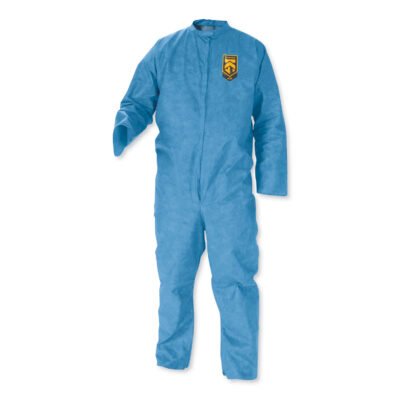 A20 Breathable Particle Protection Coveralls, Medium, Blue, 24/Carton