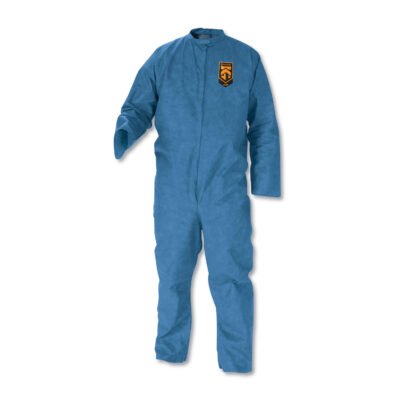 A20 Breathable Particle Protection Coveralls, Large, Blue, 24/Carton