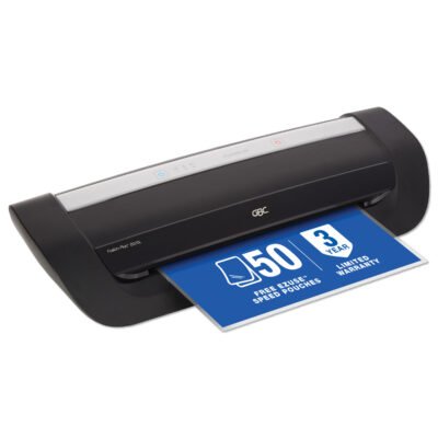 Fusion Plus 6000L Thermal Pouch Laminator, Four Rollers, 12″ Max Document Width, 10 mil Max Document Thickness