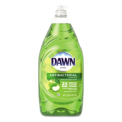 Ultra Antibacterial Dishwashing Liquid, Apple Blossom, 40 oz Bottle