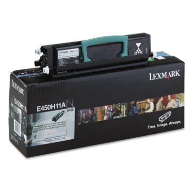 E450H11A Return Program Toner, 11,000 Page-Yield, Black