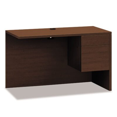 10500 Series Return Shell for Desk Shell, Right, 48w x 24d x 29.5h, Shaker Cherry